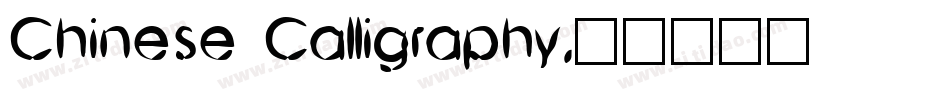 Chinese Calligraphy字体转换